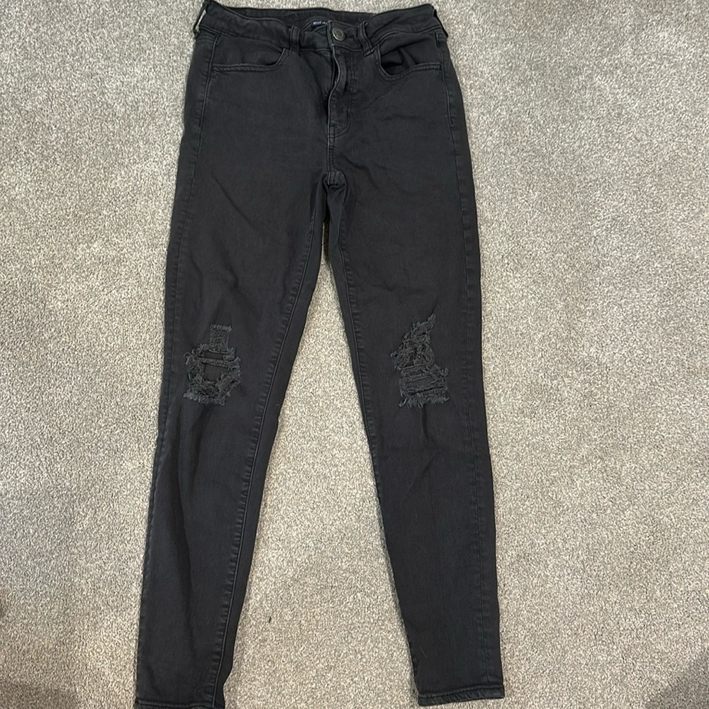 American Eagle Black Legging Jeans - Size 6